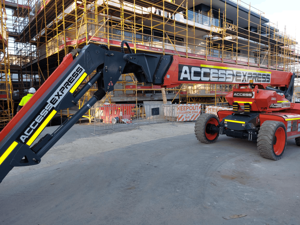 Access Express Dingli BT30RT Boom Lift on Site