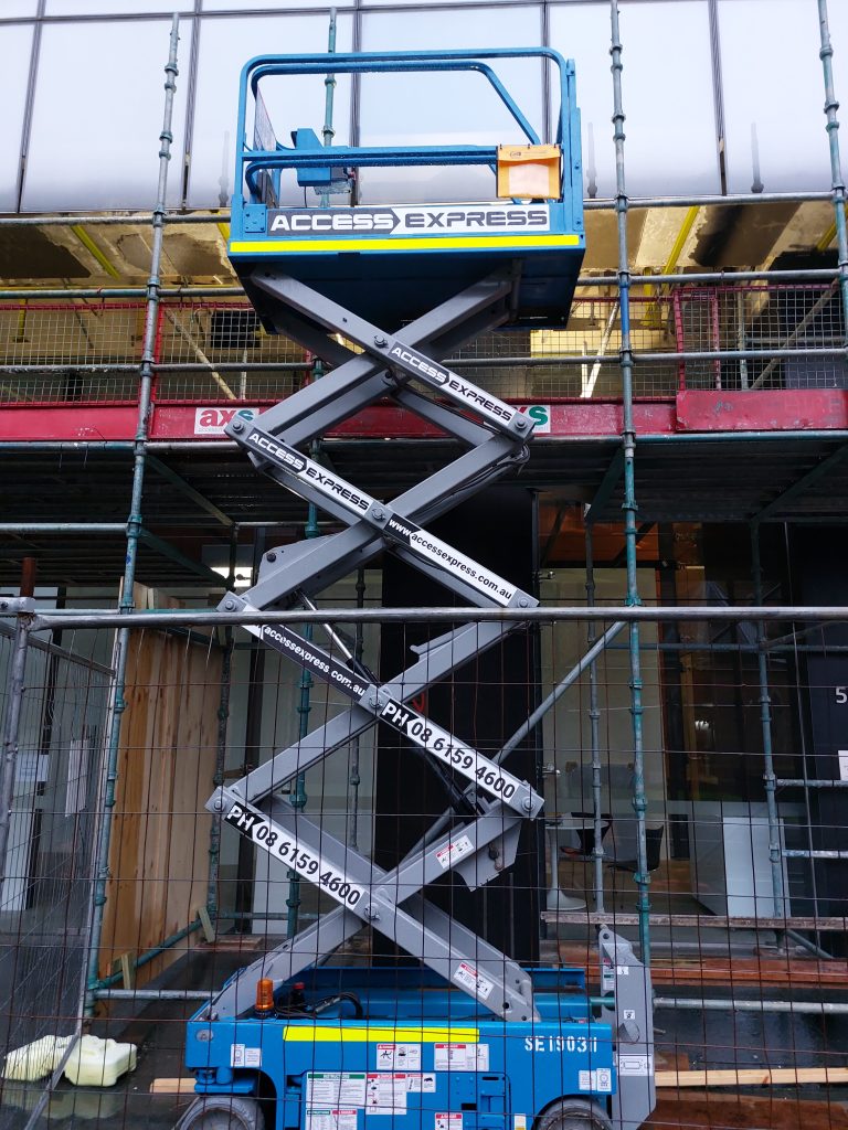 Access Express Genie Scissor Lift on Site